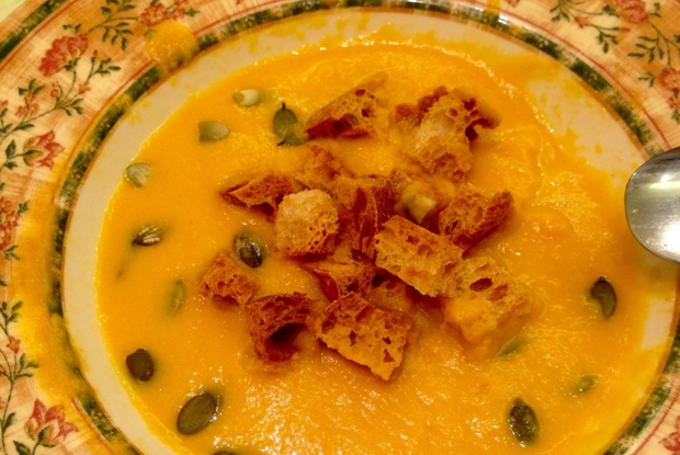 Тыквенный суп с кокосовым молоком
