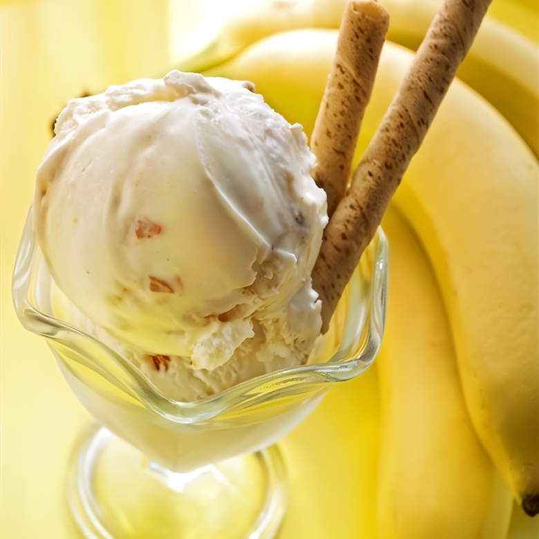 Банановое мороженое с ликером