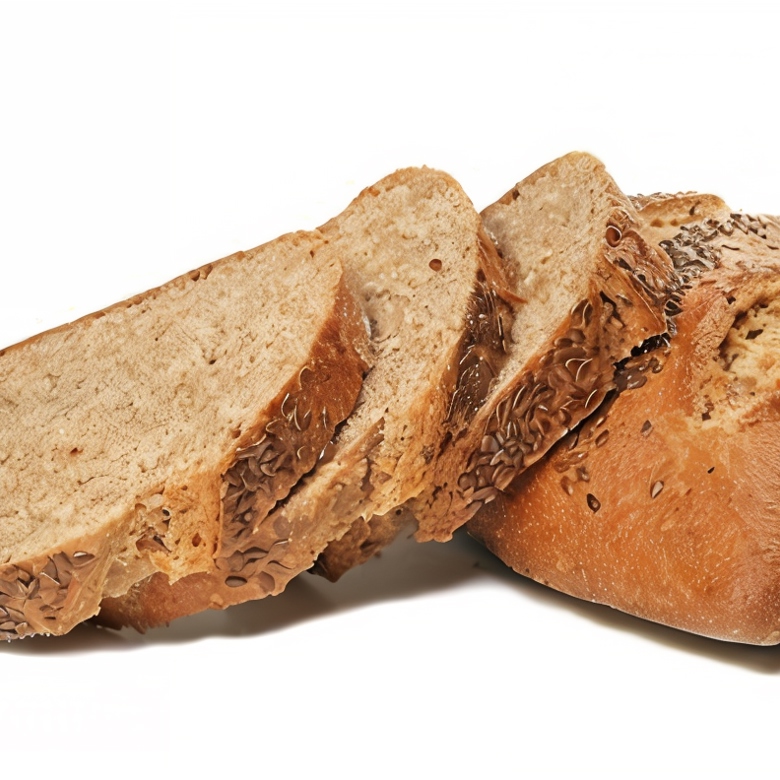 Хлеб из молотых отрубей с мукой