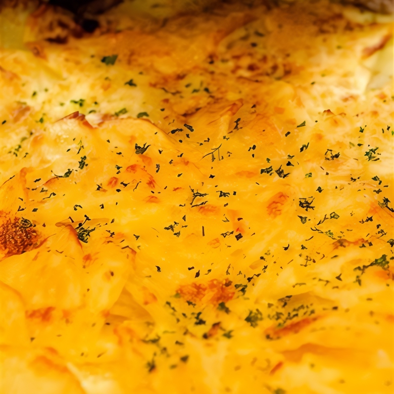 Картофель дофине с сыром стилтон