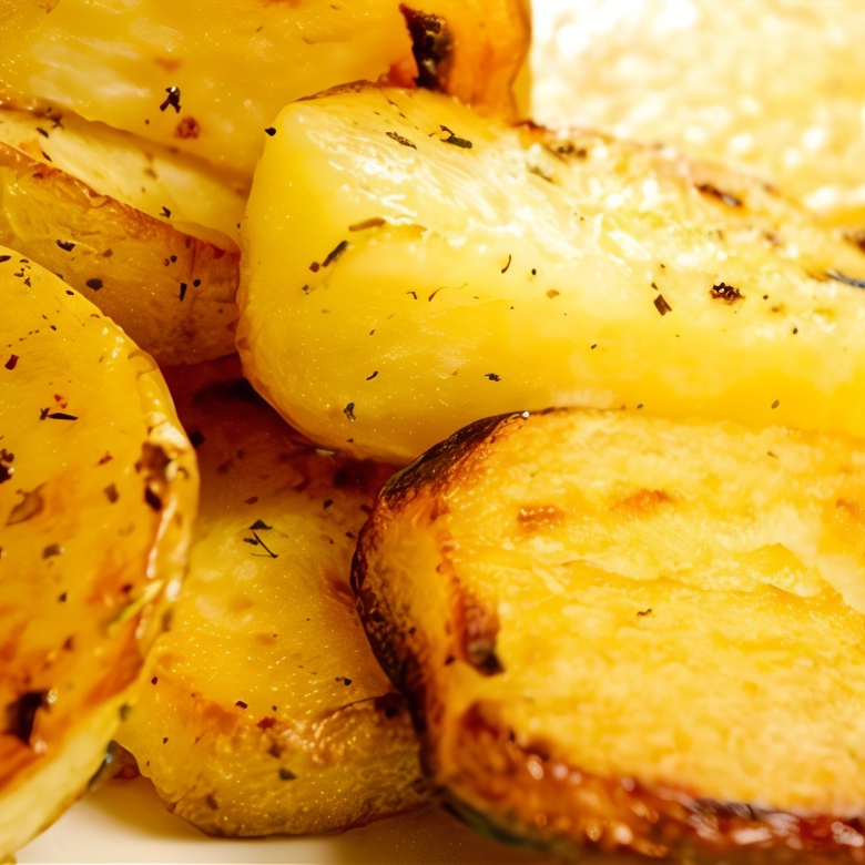 Картофель, запеченный с лимоном и орегано