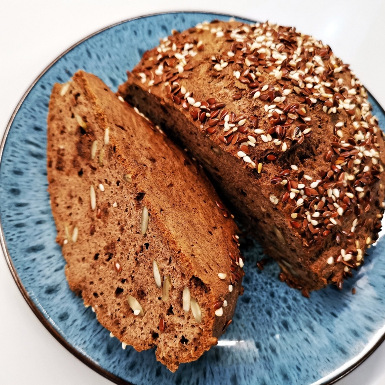 Кето-хлеб с семенами тыквы