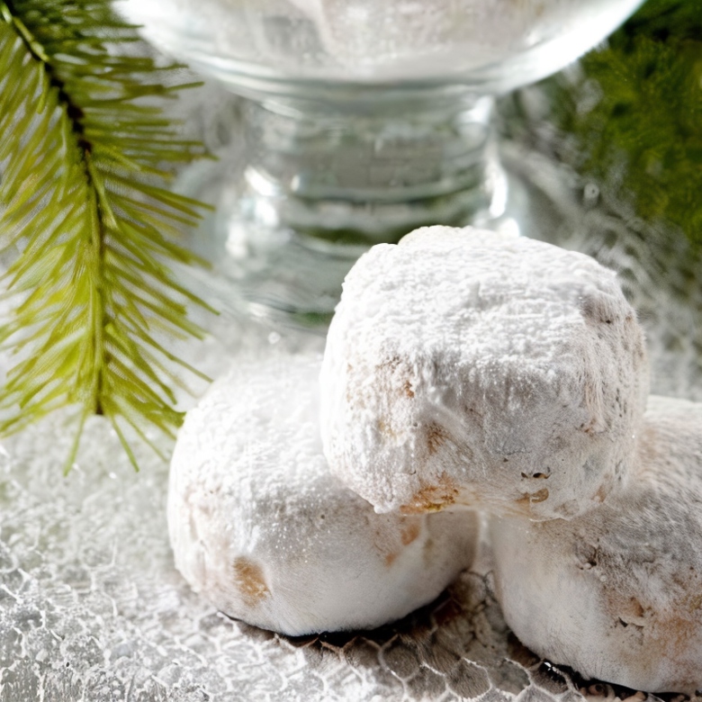 Курабье — традиционная греческая рождественская сладость с мастикой