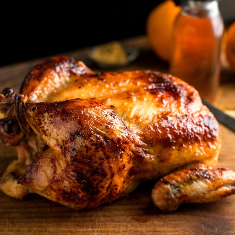 Фаршированная курица (без костей) - пошаговый рецепт с фото