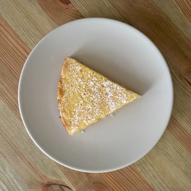 Лимонно-ванильный пирог