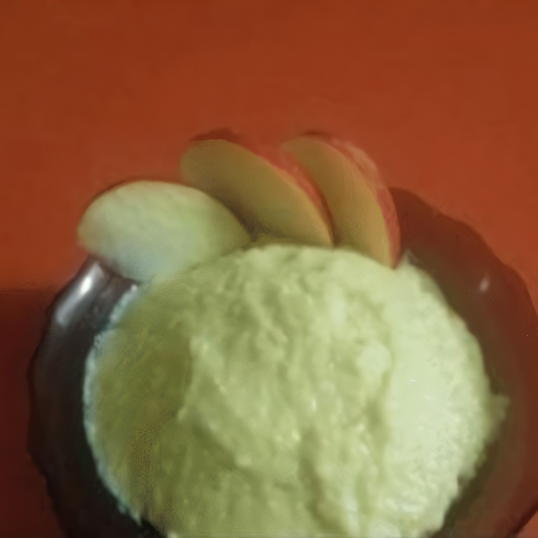 Молочная горохово-кукурузная каша с яблоком