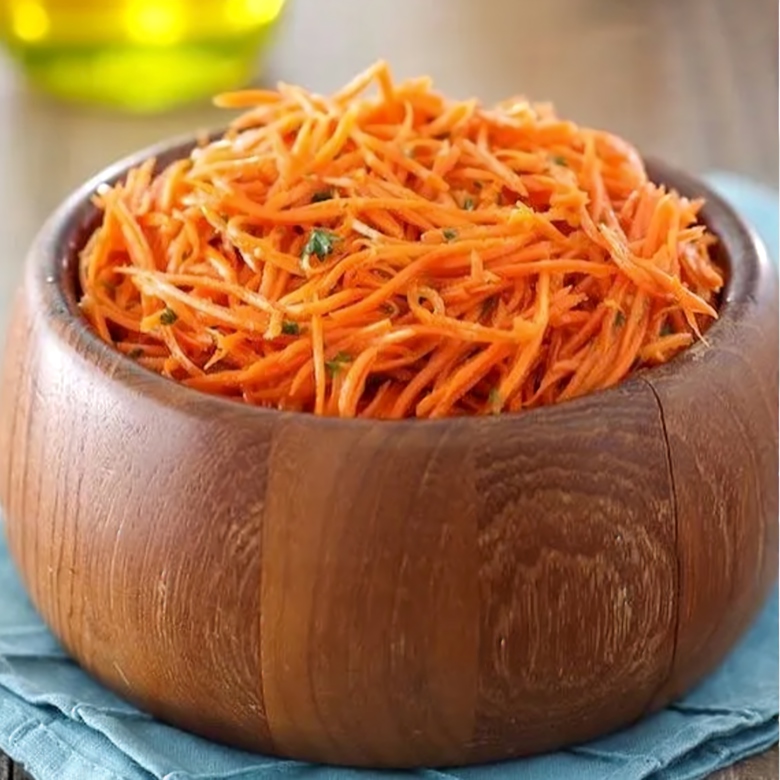 Морковь по-корейски с соусом терияки