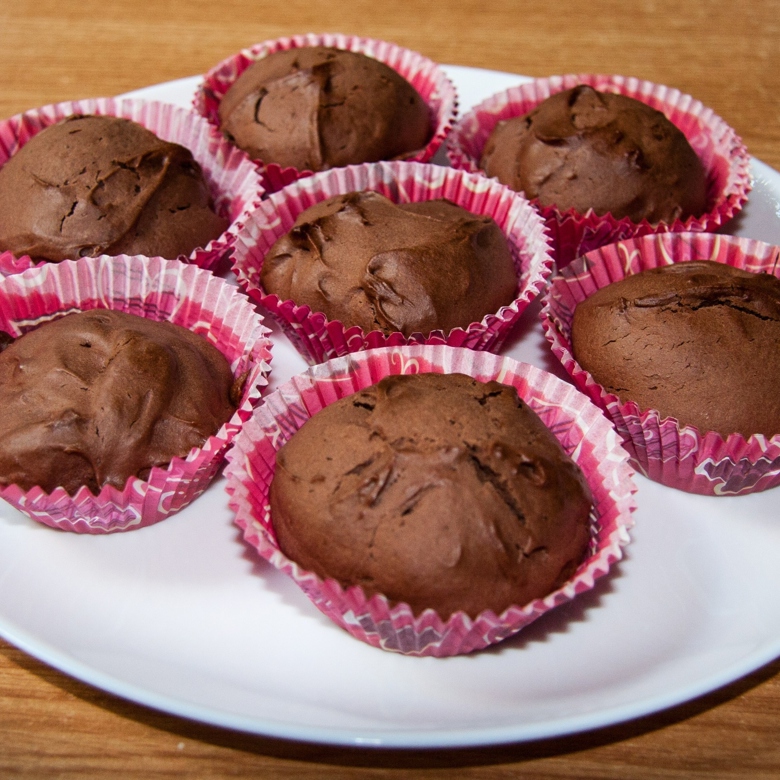 Классические шоколадные маффины пошаговый рецепт с фото