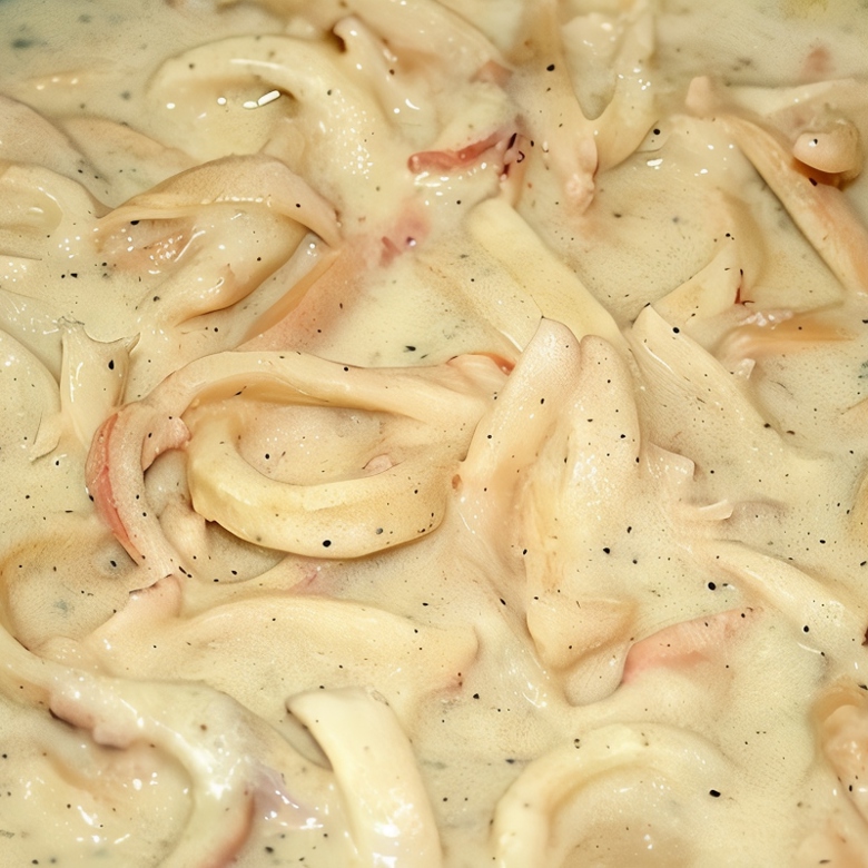 Салат из кальмаров с сыром - Рецепты - Hochland