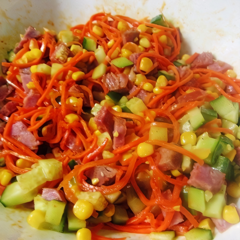 Салат с морковью по-корейски