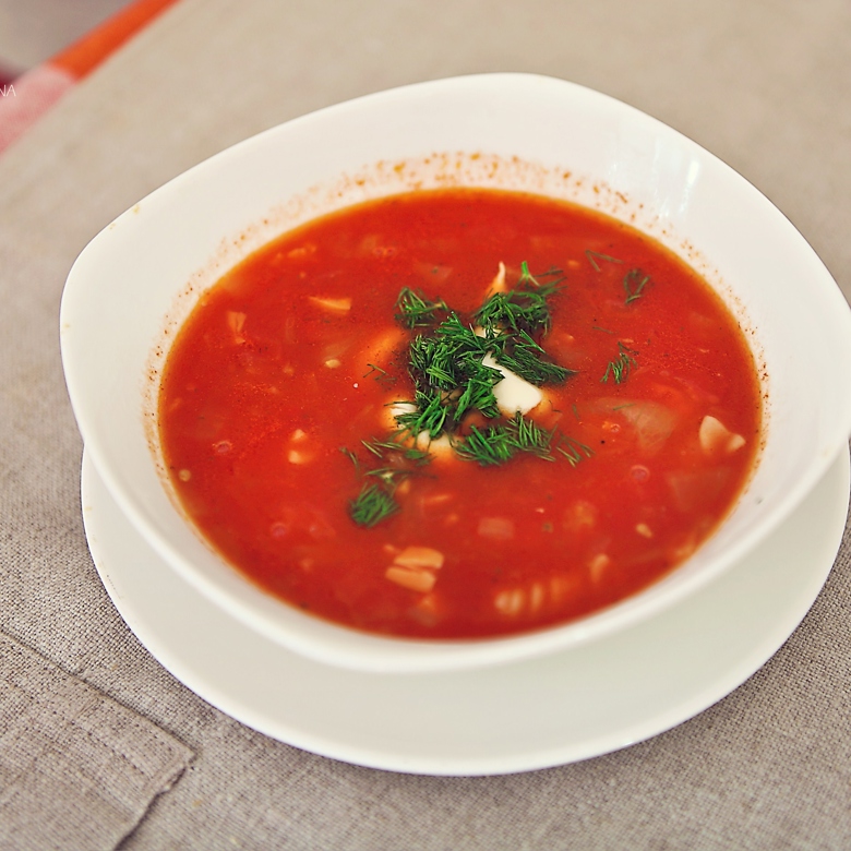 Как приготовить томатный суп из томатной пасты с рисом