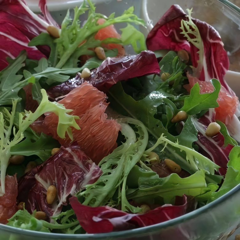 Вальдорфский салат с грейпфрутом, пошаговый рецепт на ккал, фото, ингредиенты - Стелла