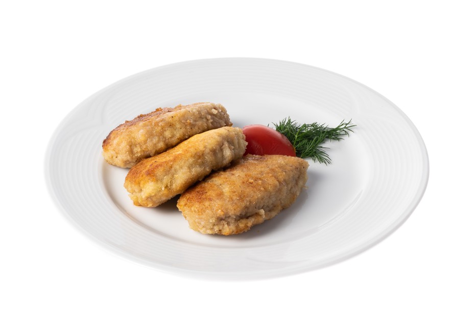 Фото рецепта Котлеты из курицы и телятины