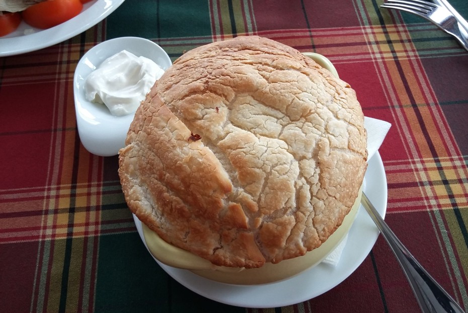 Фото рецепта Суточные щи в горшочках