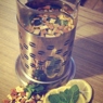 Фотография рецепта Ароматный чай с мятой и апельсиновыми корочками автор Larisa Yaschuck