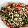Фотография рецепта Ароматный рис с овощами и грибами автор Женька Сазыкина
