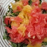 Фотография рецепта Азиатский салат со шпинатом и апельсином автор Наталья Карасва