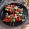 Фотография рецепта Баклажан вок с томатами и греческим сыром автор Еда