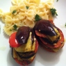 Фотография рецепта Баклажаны запеченные с сыром фета и помидорами автор Женька Сазыкина