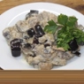 Фотография рецепта Баклажаны с грибами в сметанном соусе автор Maria