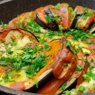 Фотография рецепта Баклажаны с помидором и сыром запеченные в духовке автор Ална Казавчинская