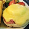 Фотография рецепта Бенедиктинские яйца с двойным сыром автор Katrina
