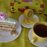 Фотография рецепта Бисквитный торт с апельсиновомятной пропиткой и меренгами автор Русудан Вакал