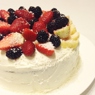 Фотография рецепта Бисквитный торт с кремом из творожного сыра автор Ксения Вечер