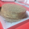 Фотография рецепта Бисквитный торт с персиками и нежным кремом автор Вероника Бобчинская