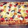 Фотография рецепта Быстрая пицца с сардинами автор Елена Гнедовская