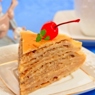 Фотография рецепта Быстрый блинный торт с орехами автор Lena Schalamaj