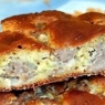 Фотография рецепта Быстрый мясной пирог на кефирном тесте автор Анастасия Васильева