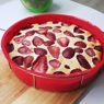 Фотография рецепта Быстрый пирог с замороженными ягодами вишней автор Joo Bang