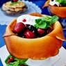 Фотография рецепта Блинчики десертные с сырным кремом и ягодами автор Софья Тараторина