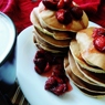 Фотография рецепта Блинчики на сливках поамерикански pancakеs автор Мария Казакова