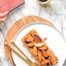 Фотография рецепта Блинчики с карамелизированными сезонными фруктами автор Еда