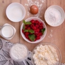 Фотография рецепта Блинчики со сливочным кремом малиной и мятой автор NerdsLoveFood