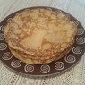 Фотография рецепта Блины тонкие на кипятке и молоке автор Анара Сейдазым