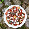 Фотография рецепта Болгарские перцы с нектаринами и козьим сыром автор Еда