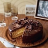 Фотография рецепта Бостонский банановосливочный торт автор Еда