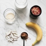 Фотография рецепта Боул из манной каши со сладкой ореховой дуккой автор Наталия lessthn