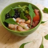 Фотография рецепта Боул с креветками авокадо и черным рисом автор JleMunG 