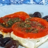 Фотография рецепта Брынза запеченная с помидорами Саганаки автор Мария Орлова