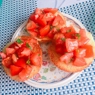 Фотография рецепта Брускетта с помидорами с моденским уксусом автор Кристина