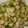 Фотография рецепта Брюссельская капуста с соусом из бальзамического уксуса и кедровыми орешками автор Snow Queen