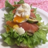 Фотография рецепта Бутерброд с авокадо форелью и яйцом пашот автор Anna Sudnik