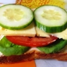 Фотография рецепта Бутерброд с сыром и помидором или огурцом автор Татьяна Петрухина