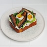 Фотография рецепта Бутерброд со шпротами и сливочным муссом автор Еда