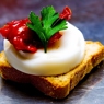 Фотография рецепта Бутерброды с козьим сыром и печеным сладким перцем автор Masha Potashova