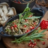 Фотография рецепта Чашушули из древесных грибов автор Мамия Джоджуа